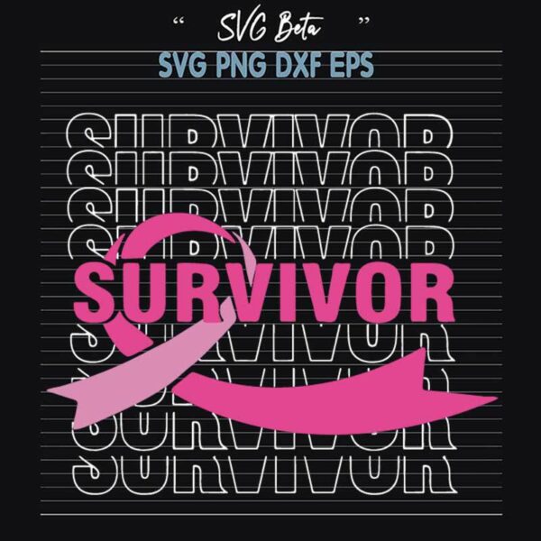 Breast Cancer Survivor SVG