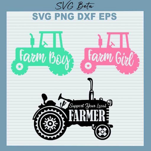 Farm Girl Farm Boy SVG