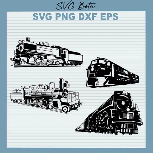 Vintage Train SVG, Bundle Train SVG PNG DXF cut file