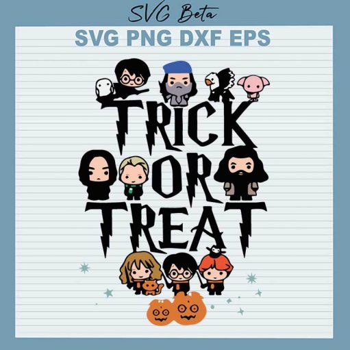 Harry Potter Trick Or Treat SVG