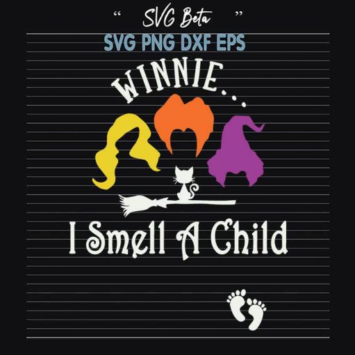 Winnie I Smell A Child Svg