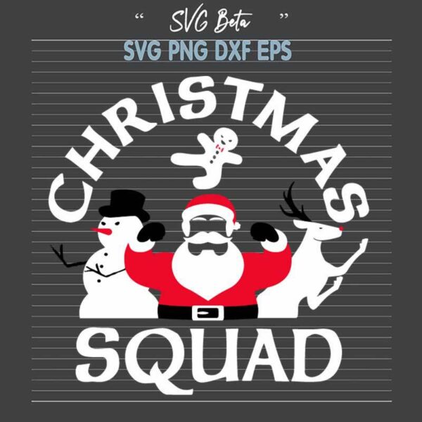 Christmas Squad SVG