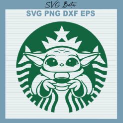 Yoda Starbucks Coffee SVG