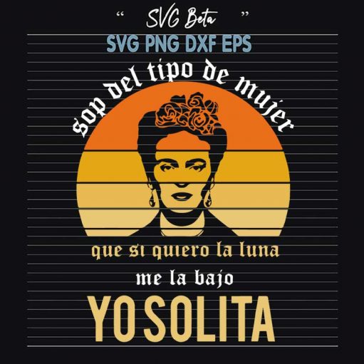 Frida Kahlo Yo Solita Svg