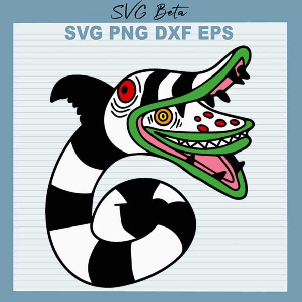 Beetlejuice Sandworm Svg, Sandworm Svg, Beetlejuice Svg File PNG DXF Cut File