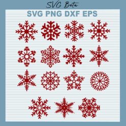 Snowflakes Christmas Svg