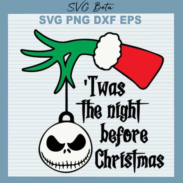 Grinch 'Twa The Night before Christmas SVG