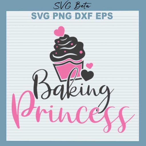 Baking Princess SVG