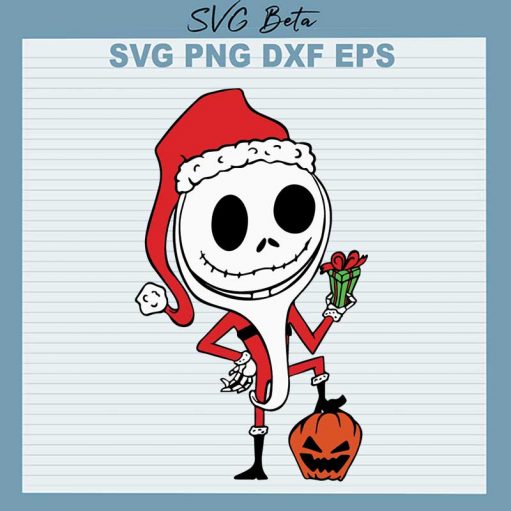 Santa Jack Skellington Svg