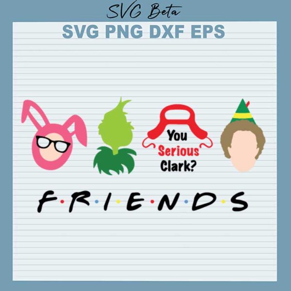 Christmas Movie Friends SVG
