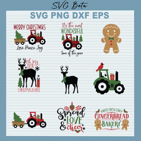 Christmas Spread Love And Cheer SVG