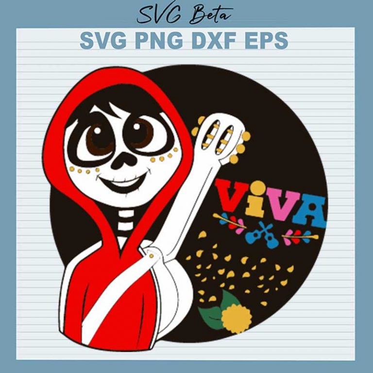 Miguel Coco Viva SVG, Disney Miguel Rivera Coco SVG, Coco Movie SVG PNG ...