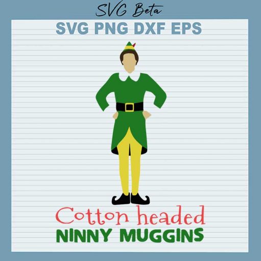 Cotton headed ninny muggins svg