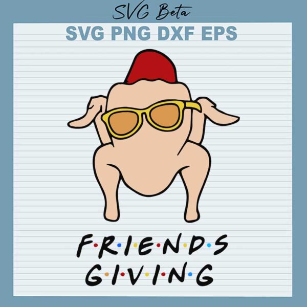 friends giving svg