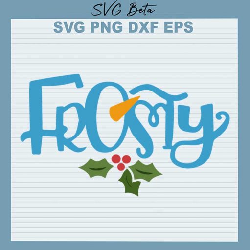 Frosty the snowman svg