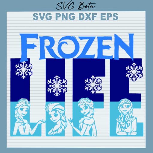 Frozen Life Svg