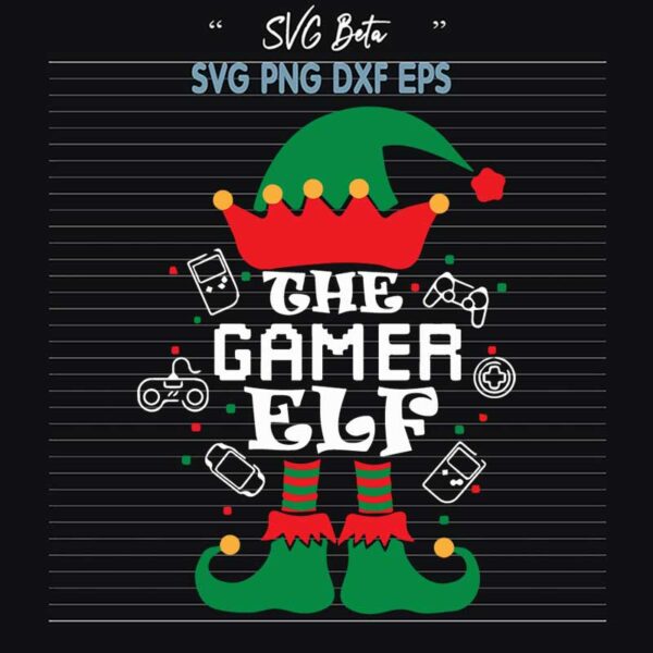 The Gamer Elf SVG