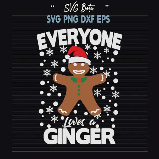 Christmas Everyone Ginger Svg