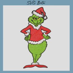 Grinches embroidery design