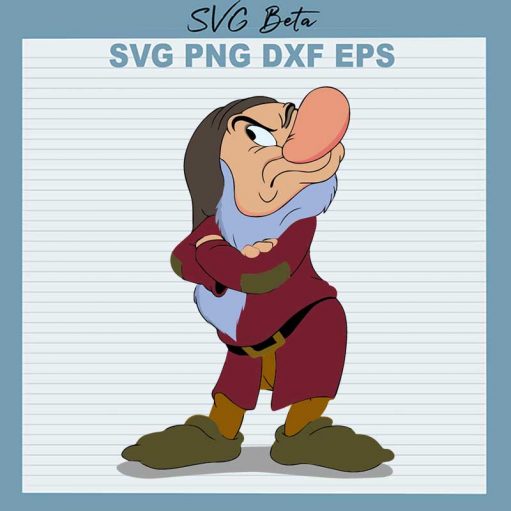 Disney Grumpy SVG