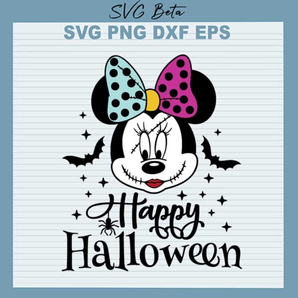 Minnie Ear Sally Halloween SVG