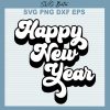 Happy New Year Svg