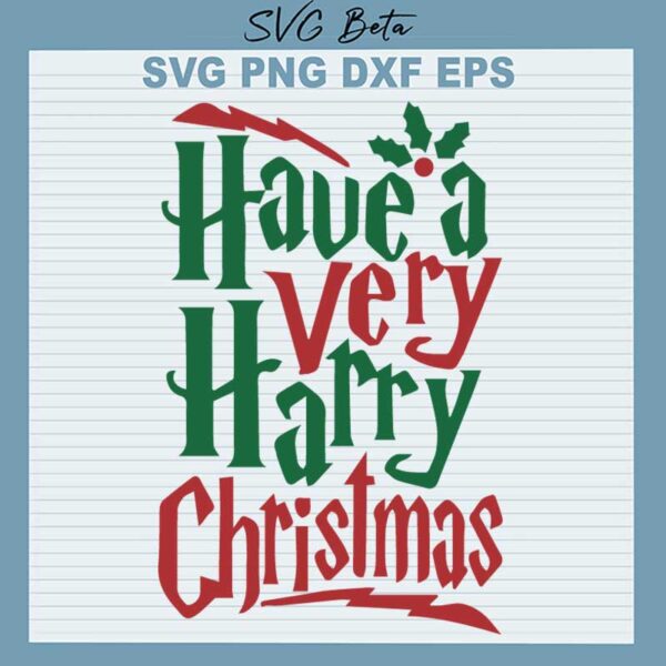 Have A Very Harry Christmas SVG