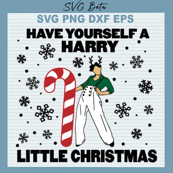 Have yourself Harry Little Christmas SVG