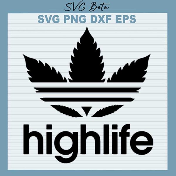 Highlife Adidas Leaf SVG