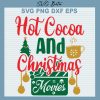 Hot Cocoa and Christmas SVG
