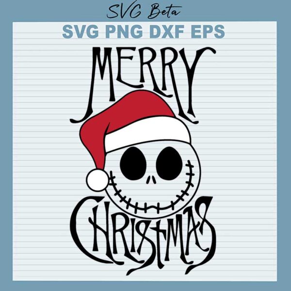 Merry Christmas Santa Jack SVG