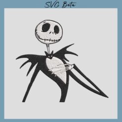 Jack skellington embroidery design