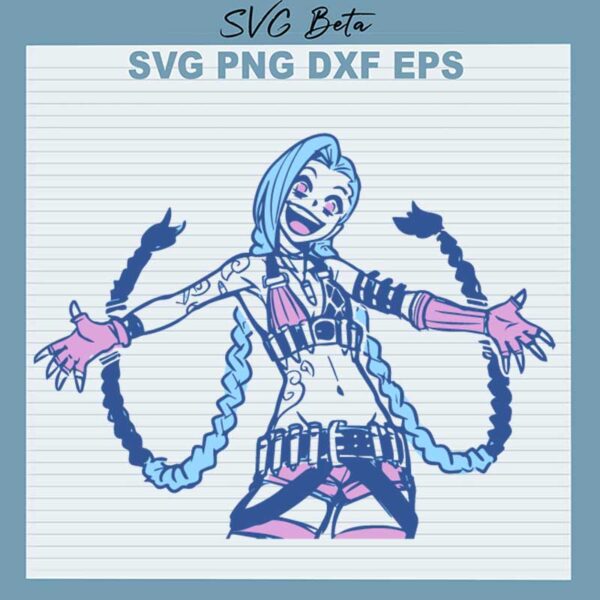 Jinx Arcane svg