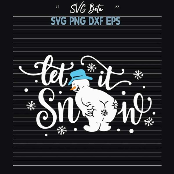 Let it snow svg