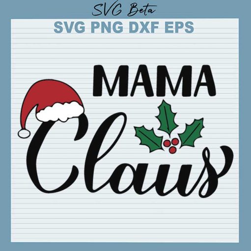 Mama Claus SVG