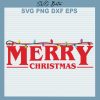 Merry Christmas Stranger Things SVG