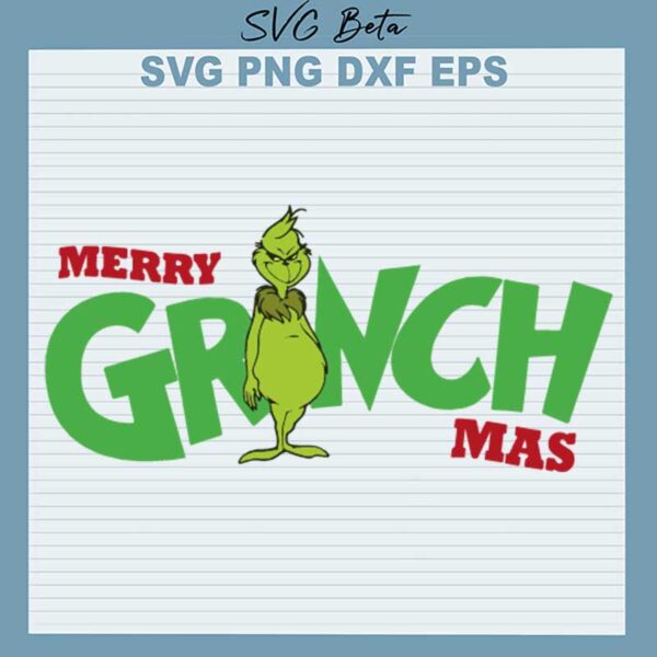 Merry Grinchmas SVG