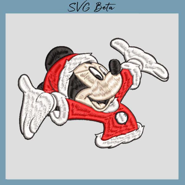 mickey embroidery design