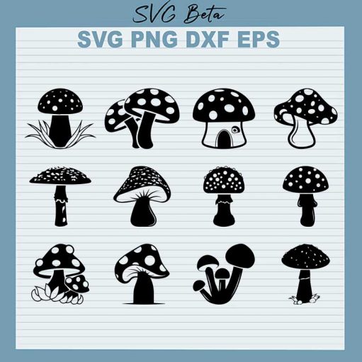 Mushroom Bundle SVG