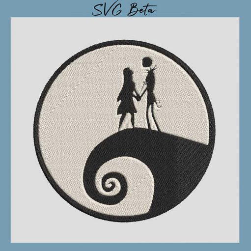 nightmare before christmas embroidery design