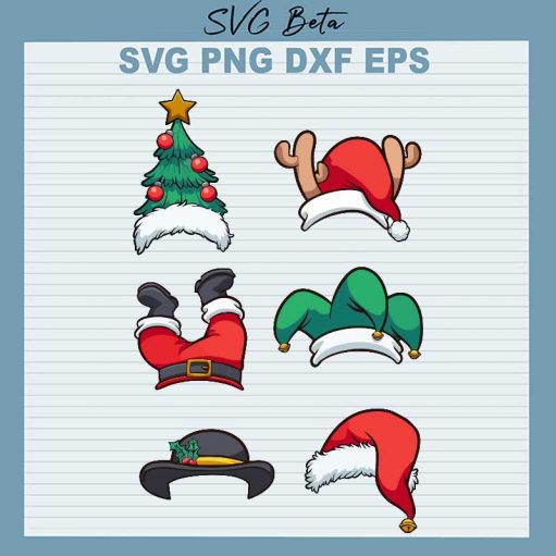 Christmas Elf Hat Bundle SVG