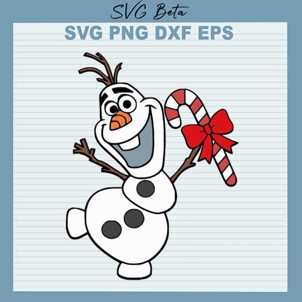 Christmas Frozen Olaf SVG