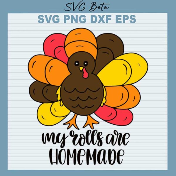 these rolls are homemade svg