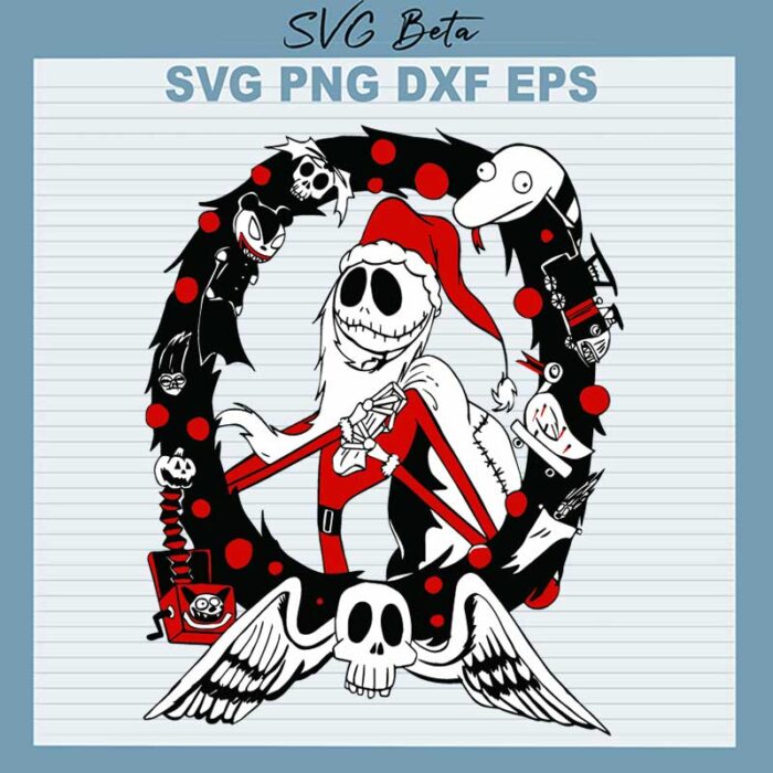 Jack Skellington Santa Claus Svg