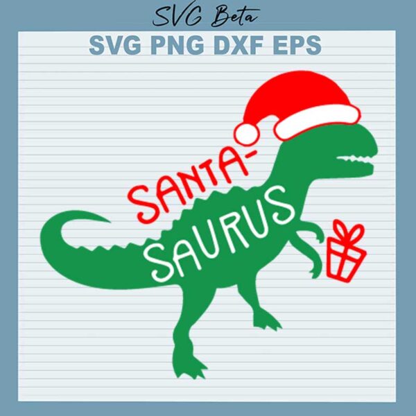 Santasaurus SVG