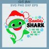 Santa Shark Ho Ho Ho Svg