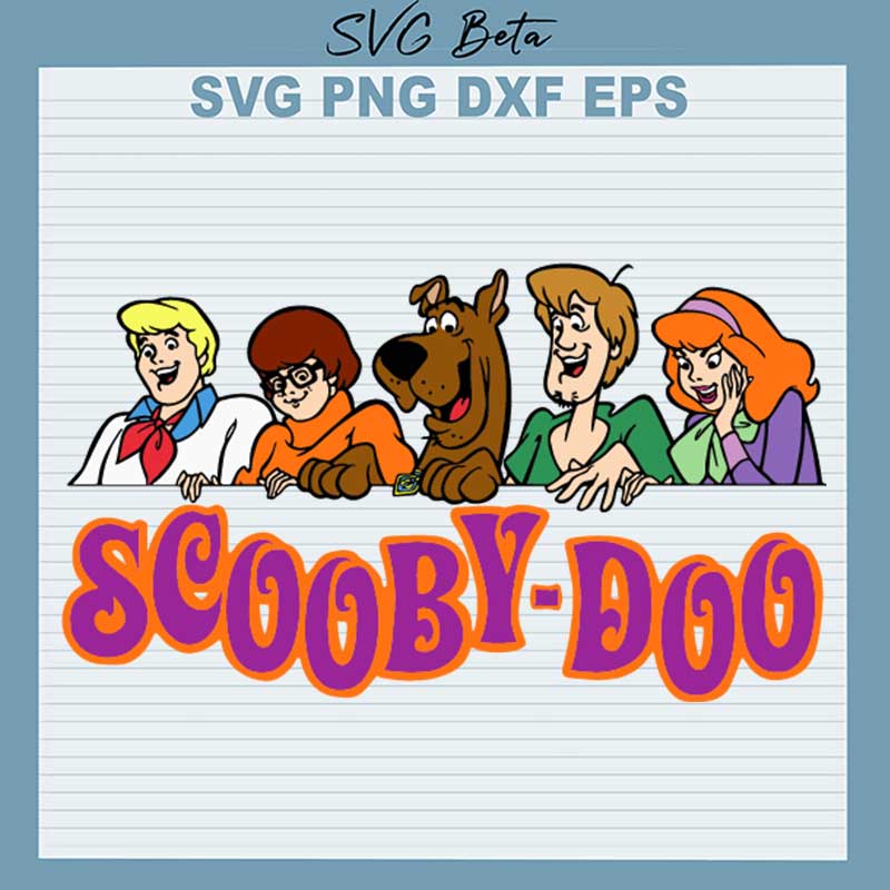Scooby Doo Characters SVG, Scooby Doo Cartoon SVG, Scooby Doo Bundle  Characters SVG PNG DXF cut file