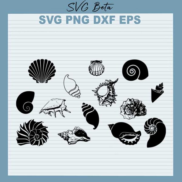 Seashells Ocean SVG
