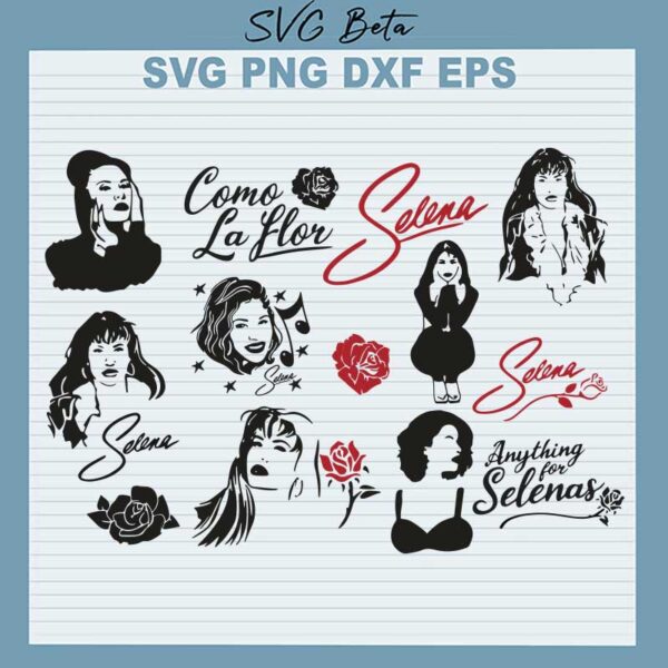 Anything for Selena Bundle SVG
