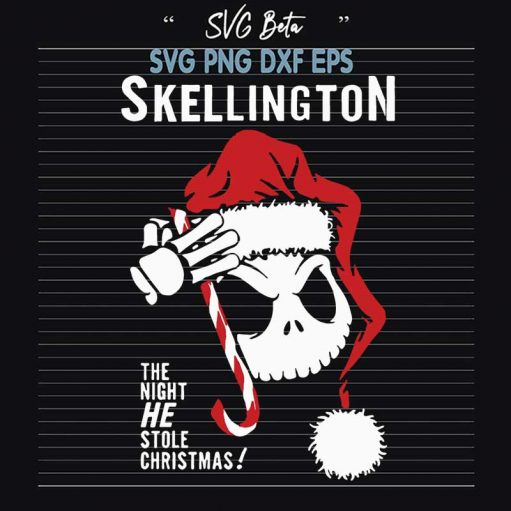 Jack Skellington Santa SVG